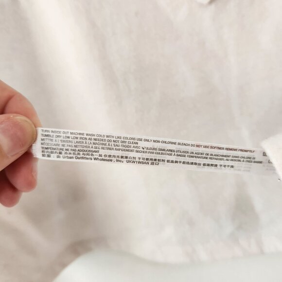 BUNDLE (2) Urban Outfitters Out From Under Cozy Thermal Shirts Black White XS - Picture 9 of 16